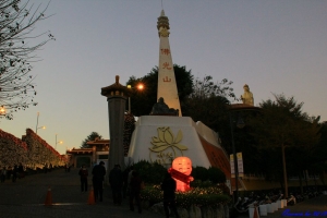 夜晚的佛光山之佛陀文物管