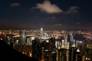 HK太平山&維多利亞港_新手拍夜景