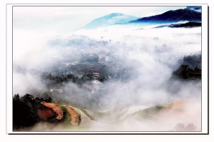 雾中山村