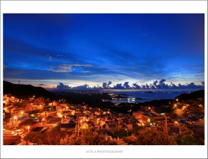 夏末.九份黃金山城夜景