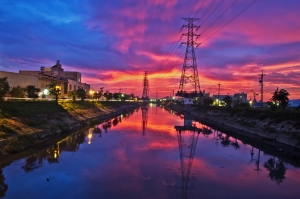 火燒雲的尾巴......