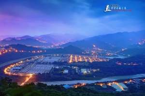 新北市新店 今日直潭淨水廠之晨