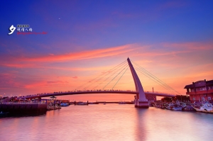新北市淡水 今日夕燒情人橋