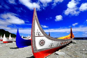 天很藍 水很藍 in 人之島