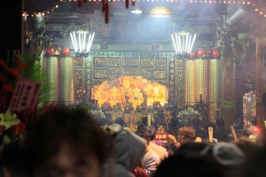 除夕夜~淡水福佑宮拜拜~