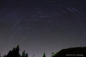 北橫-英仙座流星雨之有流星耶