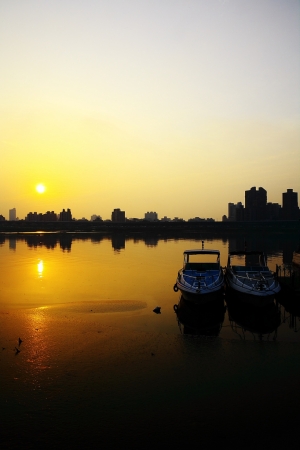 大稻埕又見黃金夕陽