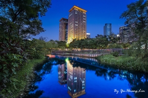 板橋夜景(倒影練拍)