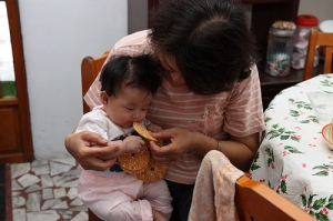 你家的小孩有做"收口水"儀式嗎?