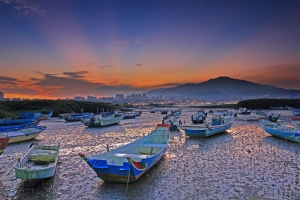 今天的日出很美