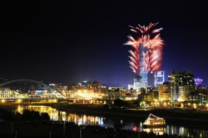 2008新年快樂!! 101民權大橋版