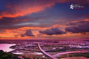 新北市三峽 鳶山紅火滿天光