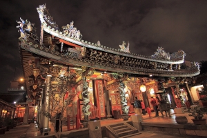 台北保安宮夜拍
