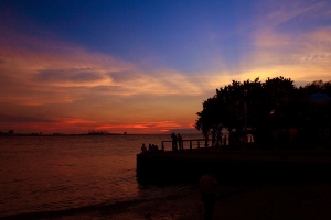 不是漁人的淡水夕照