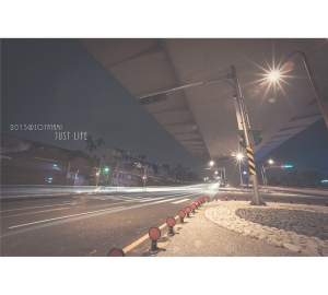 晚上好天氣的堤防夜拍