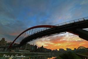 饒河街彩虹橋夕彩-阿生
