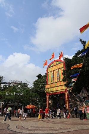 媽閣廟欣賞媽祖誕神功戲 戲目:帝女花
