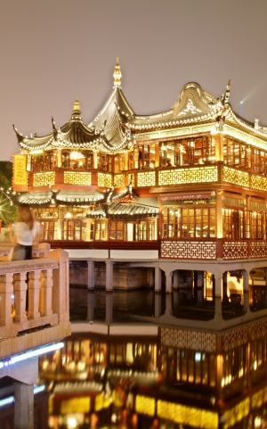 国庆上海豫园随拍 夜景