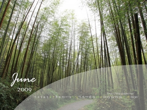 月曆桌布(2009年6月)