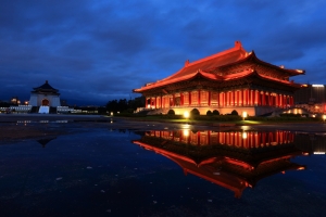 中正紀念堂 倒影習拍