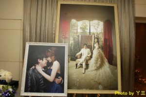 ▲沈玉琳&牙牙▼大喜之日