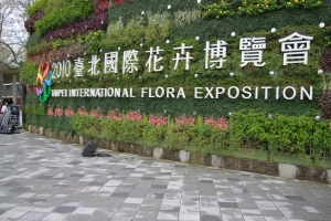 人山人海的花博