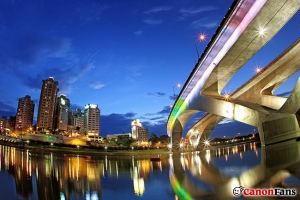 碧潭夜景真是漂亮
