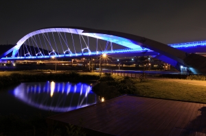 練習夜拍~陽光橋