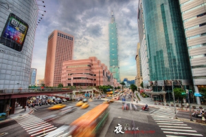 台北 夜色台北城
