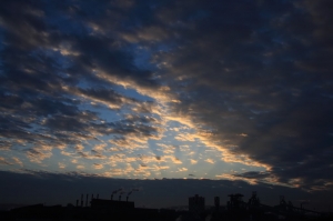 來貼一張宿舍的早晨