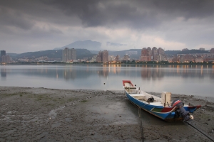 八里渡船頭撲空晨拍