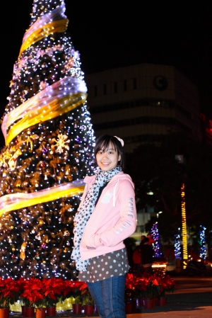 女王與聖誕樹(新竹市政府)