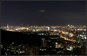 台北夜景一張流