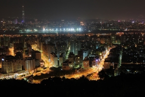 第一貼~~ 劍南山夜景~ ^^