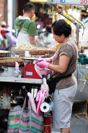 心蓉-龍山寺的街拍