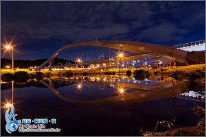 新店‧陽光橋‧夜景
