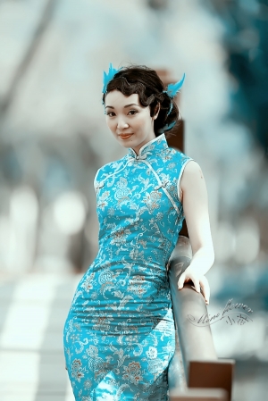 水精~~旗袍