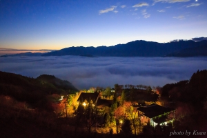 新竹五峰-山上人家晨景