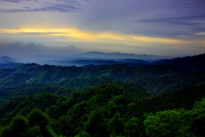 台中大雪山日落