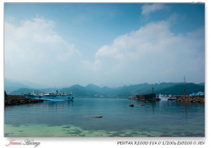 流金歲月。20110521深澳港象鼻岩和黃金瀑布