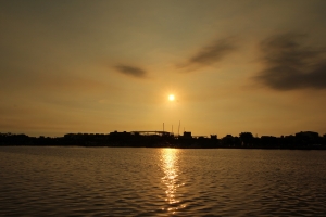 安平港夕陽...新手拍攝