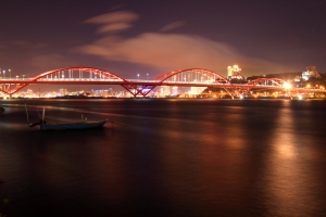 關渡橋夜拍