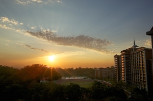 義守大學 夕陽