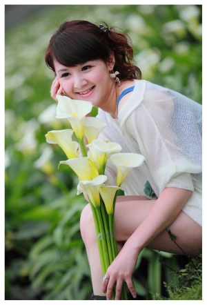 陽明山海芋田.琳琳