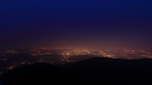 大屯山夜景