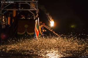 豐收的夜晚 金山蹦火船