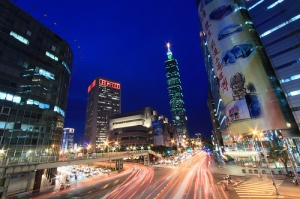 台北信義商圈街景