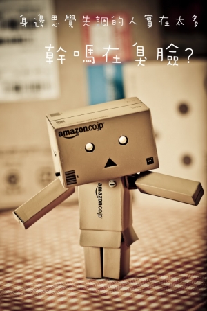 分享我的新玩具-紙箱人阿愣