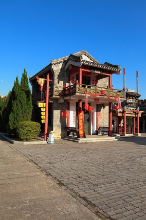 仿明清時期古代街建景
