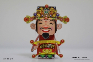 DIY 3D 公仔(財神爺+關公+媽祖)
